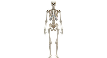 Isolated Human Skeleton