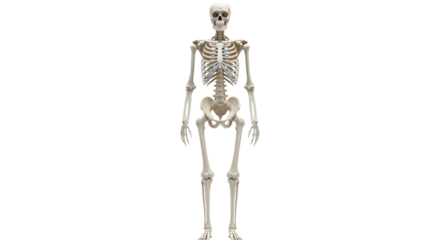 Isolated Human Skeleton