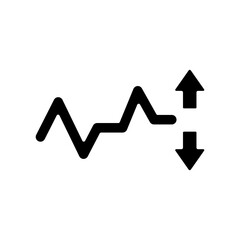 Icon a volatility, isolated against a clean background.