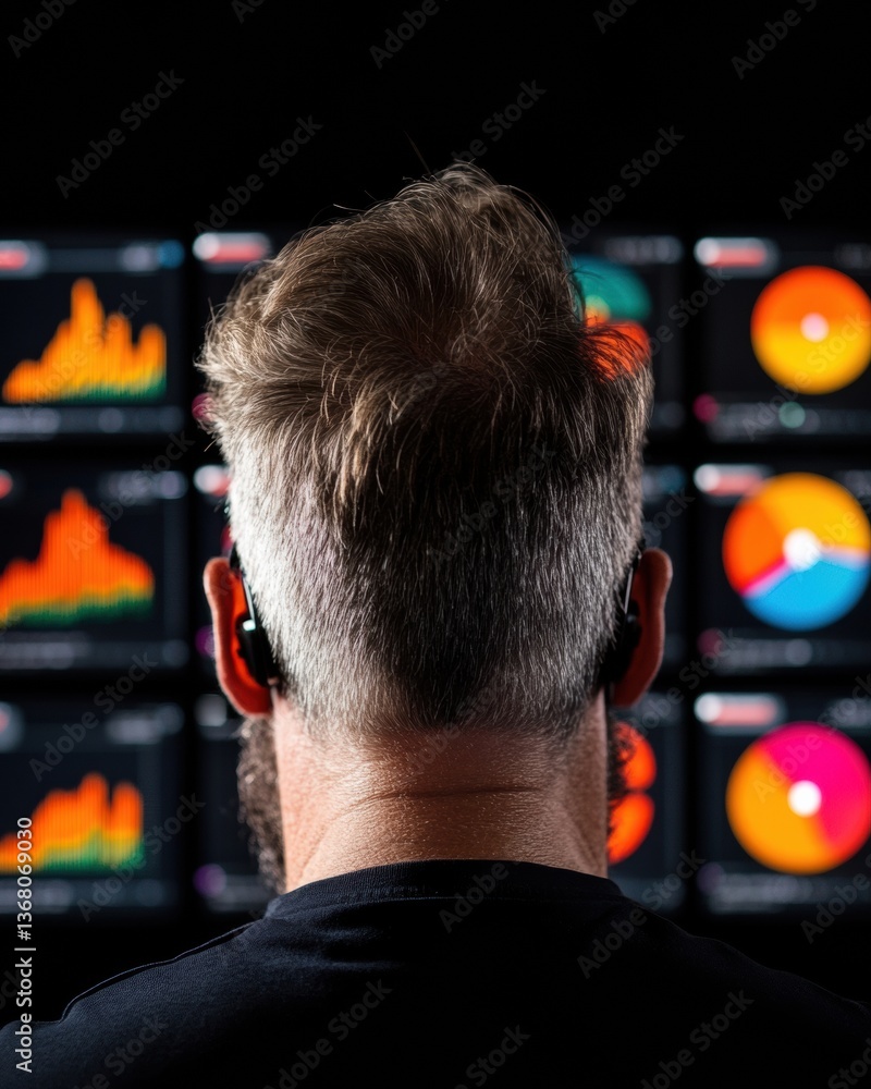 Aufkleber AI-Powered Performance Analytics Immersive Data Visualization for Next-Gen Business Intelligence and Strategic Operational Monitoring in High-Intensity Professional Environments