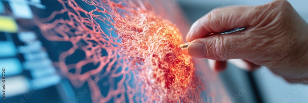 Poster Augmented Reality Cardiac Diagnostics Innovative Digital Health Visualization Transforming Medical Insights with Touchscreen Precision and Molecular Imaging Technology