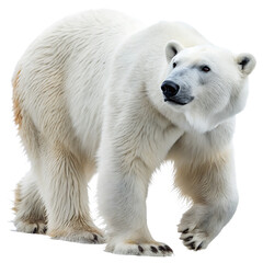 Fototapeta premium Polar bear isolated