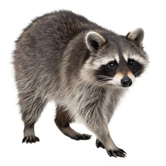 Obraz premium Raccoon isolated