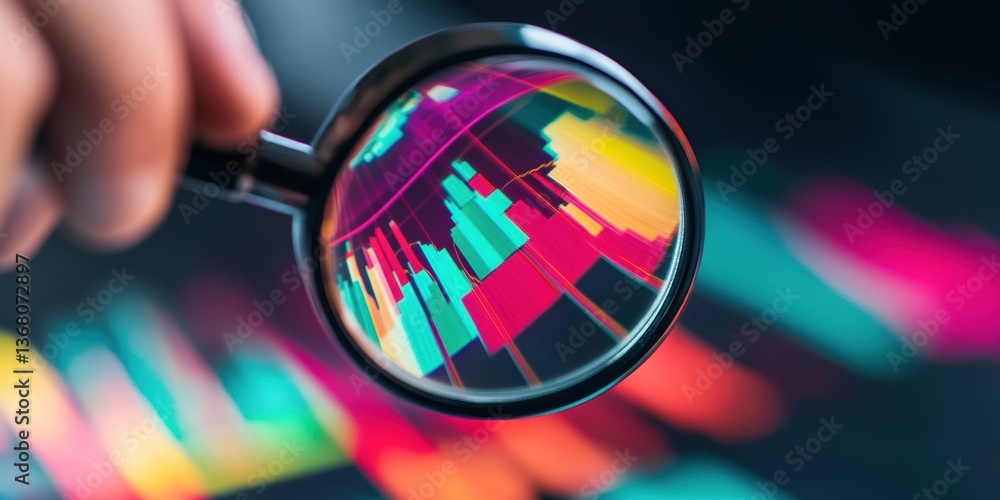 Poster Quantum Analytics Unveiled Futuristic Market Intelligence with Neon-Charged Data Visualization, Next-Gen Financial Forecasting Tech