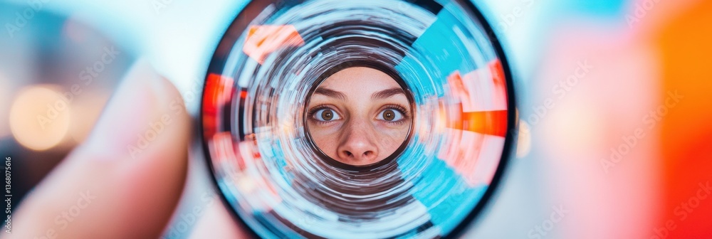 Poster Digital Identity Revolution Gen Z Cybersecurity Breakthrough - Immersive Verification Tech Transforming Personal Authentication with Augmented Visual Dynamics