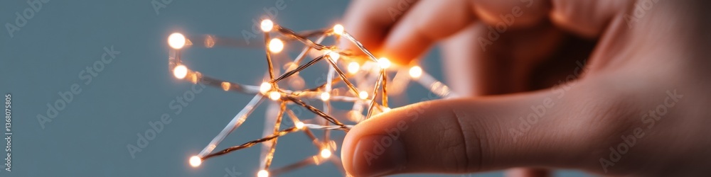 Aufkleber Neural Network Connectivity Illuminating Digital Transformation with Adaptive AI Visualization - Innovative Tech Ecosystem Mapping for Next-Gen Business Intelligence