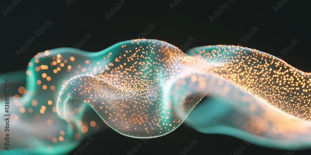 Aufkleber neurological wellness visualization quantum healing and ai-driven mindfulness - innovative digital n