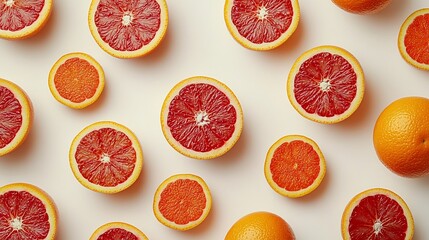 seamless pattern with oranges
