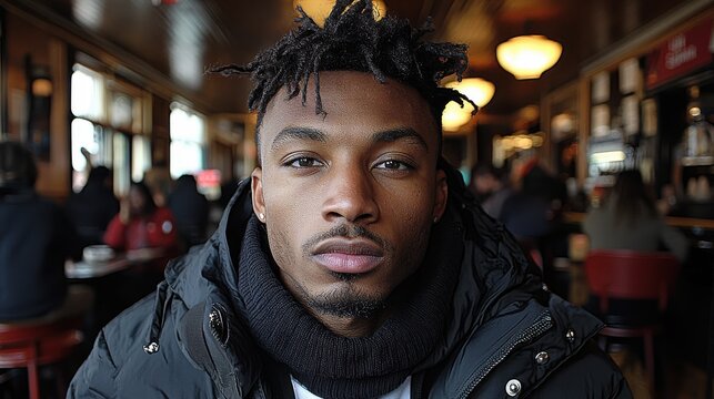 A man with dreadlocks