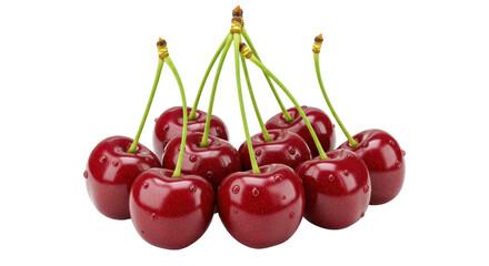 Isolated Cherries