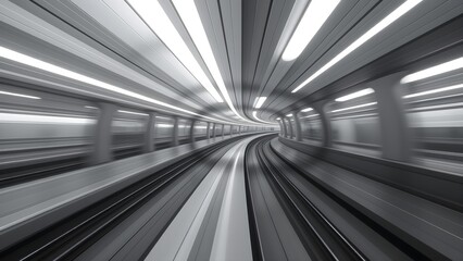 Metallic space-time tunnel