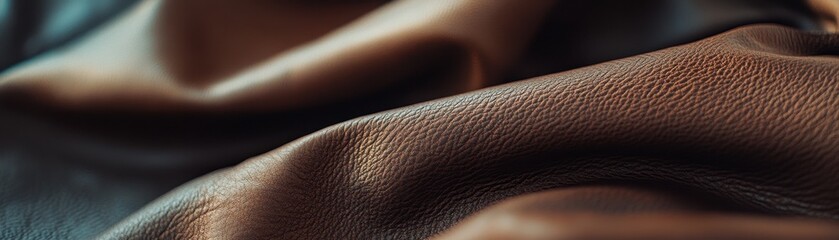 Fototapeta premium A close-up shot of a person's hand resting on a wooden table, showcasing delicate fingers with neatly manicured nails, and a subtle ring glinting in the soft light.