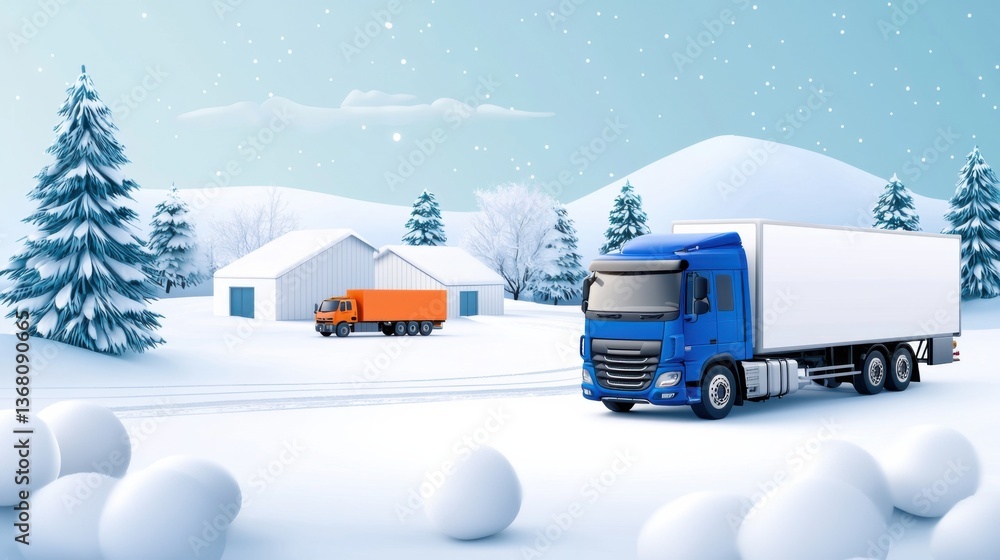 Poster efficient cold chain logistics for temperature-controlled delivery and storage of perishable goods, 