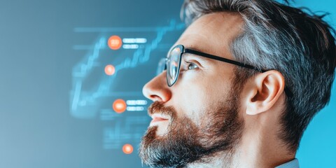 Augmented Intelligence Futuristic Data Visualization for Next-Gen Finance Professionals - Immersive AR Analytics and Strategic Decision Making for Tech-Driven Millennial Leaders