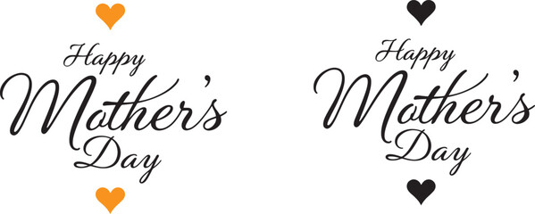 Happy Mother Day, Spring Holiday Greeting Card Banner