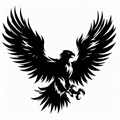 Obraz premium wild life diferent birds silhoutee illustration