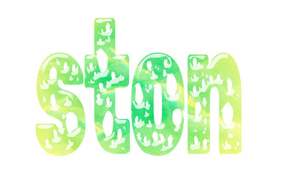 green grass font