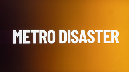 Earthquake emergency response metro disaster urban environment real-time coverage