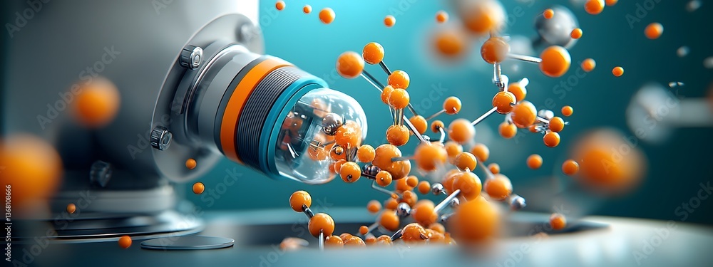Aufkleber captivating visualization showcasing the intricate optical amplification process featuring glowing e