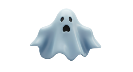 Isolated Cartoon Ghost