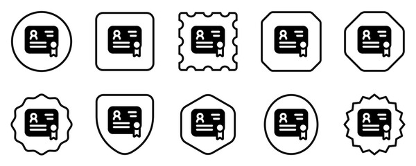 Editable certificate, diploma, education, course, training, document vector icon. Work, job, office. Part of a big icon set family. Perfect for web and app interfaces, presentations, infographics, etc