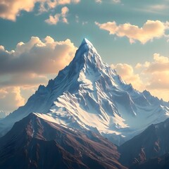 mount cook in the mountains