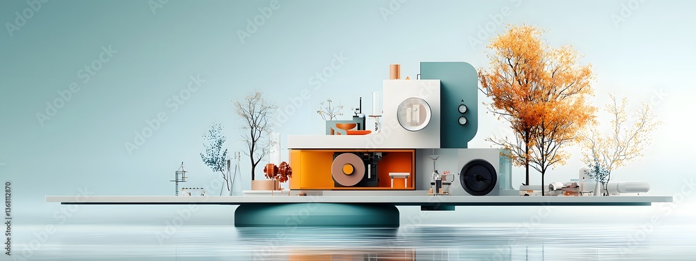 Poster detailed optical amplifier s cross section comprehensive engineering plans and technical renderings 