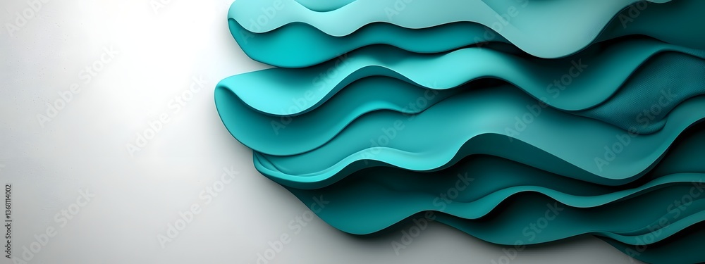 Poster enchanting azure digital ripples cascading over a stark monochrome backdrop symbolizing the relentle