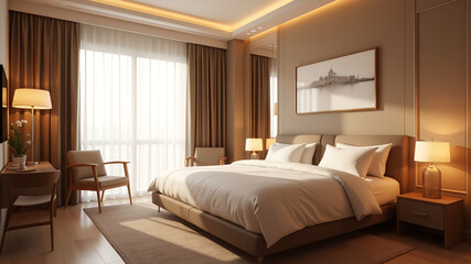 bedroom with bed