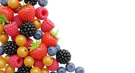 Isolated Assorted Berries
