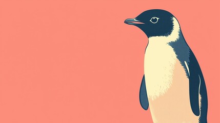 Fototapeta premium Business Corporate Mascots,Luxury Wealth Symbolism,Marketing Branding Concepts,Penguin Success The Ultimate Symbol of Penguin Success,Vision Penguin Success in Business and Finance