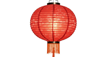 Isolated Red Chinese Lantern