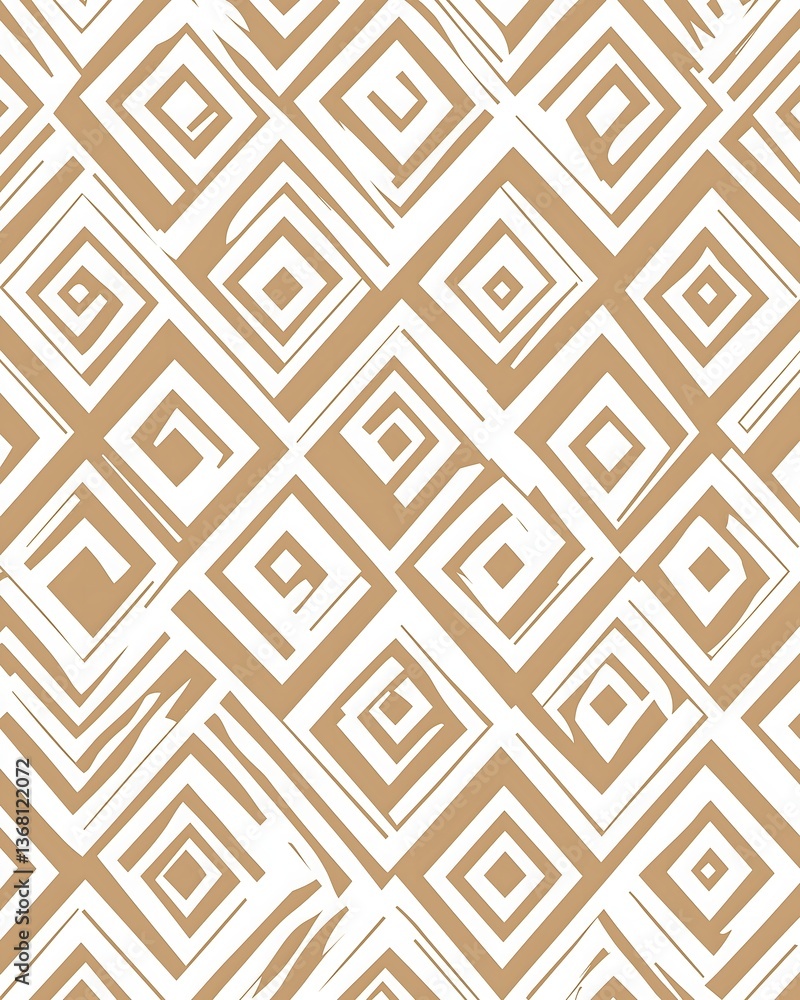 Poster geometric beige square pattern background for modern design projects