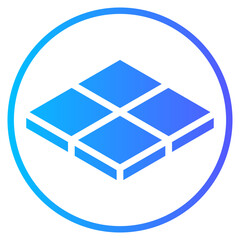 tile gradient icon