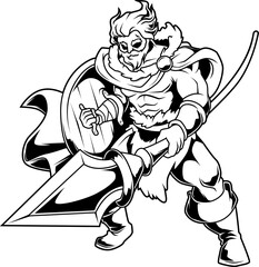 Balder, strahlender Gott des Lichts und der Reinheit, Symbol für Güte, Schönheit und tragisches Schicksal in der nordischen Mythologie.