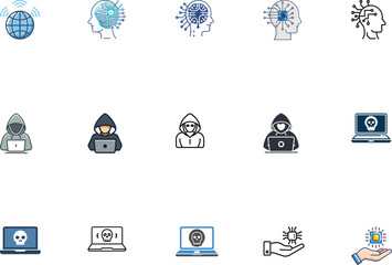 Fototapeta premium Comprehensive Icon Analysis and Insights.