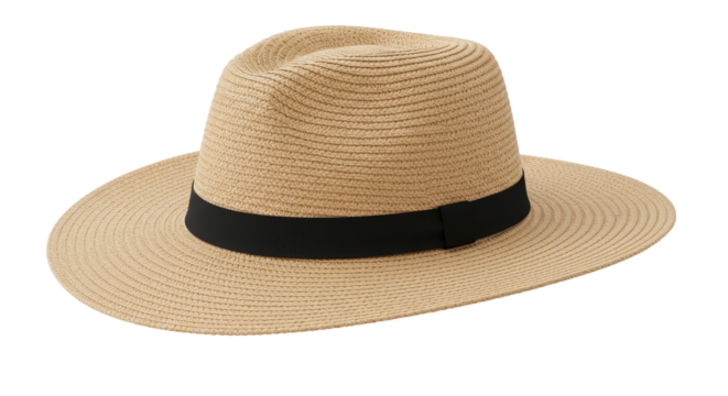 Isolated Straw Hat