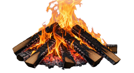Isolated Bonfire