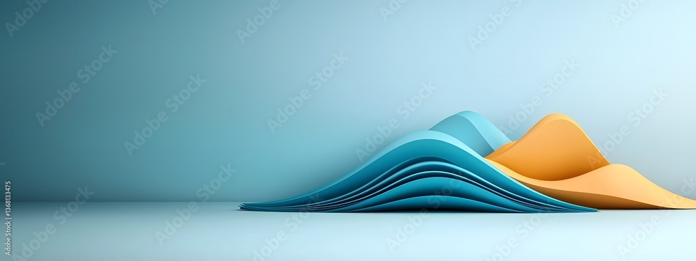Poster mesmerizing indigo digital waves surging across a monochromatic plane embodying the sheer power of a