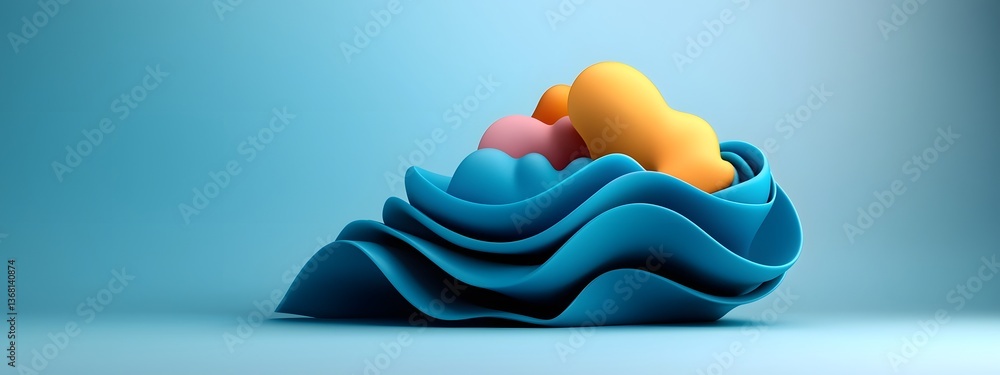 Poster shimmering digital currents surging over a monochrome plane hypnotic waves of technological energy f