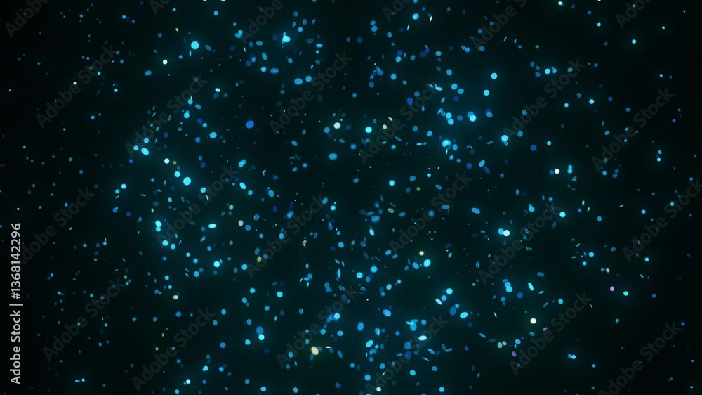Poster glowing particles dynamically align to form a futuristic map of paraguay. the animation features rot