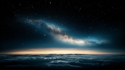 Obraz premium Cosmic journey through space planetary wonders sky view enchanted universe celestial exploration