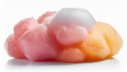 cotton candy isolated on white or white background