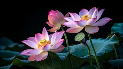 pink lotus flower