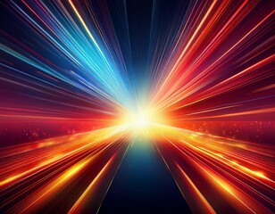 Obraz premium radiant light burst abstract design background