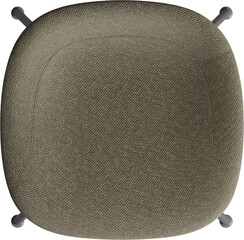 Top view of a modern bar stool	