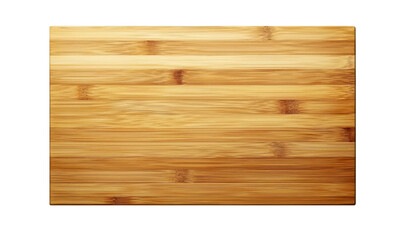 Natural Bamboo Table Top with Beautiful Texture and Eco-Friendly Design Isolate on Transparent Background, cutout, png