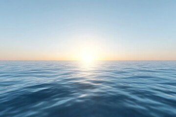 Fototapeta premium Serene Sunset Over the Ocean