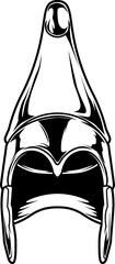 Antiker Daker-Helm mit markanter Form und Gesichtsschutz – Symbol für kriegerische Stärke und historischen Stolz.