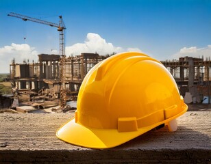 工事現場　ヘルメット　Construction site helmet